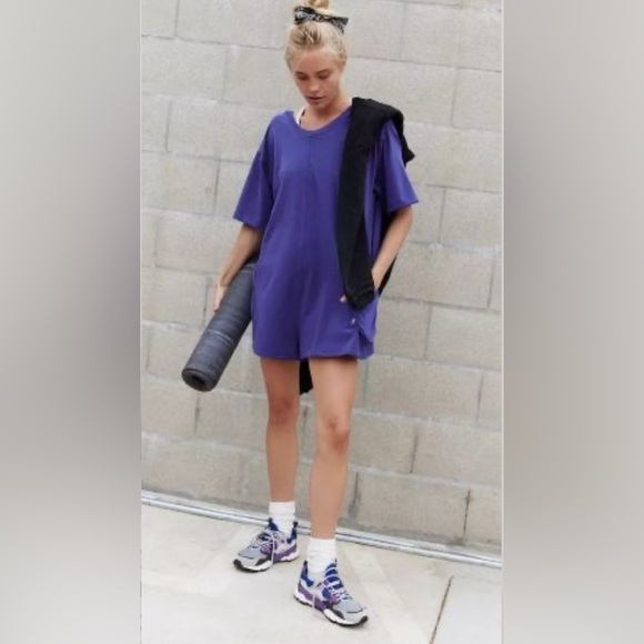 FP Movement by Free People Pants - Free People Movement Hot Shot Tee Romper size Medium NWT